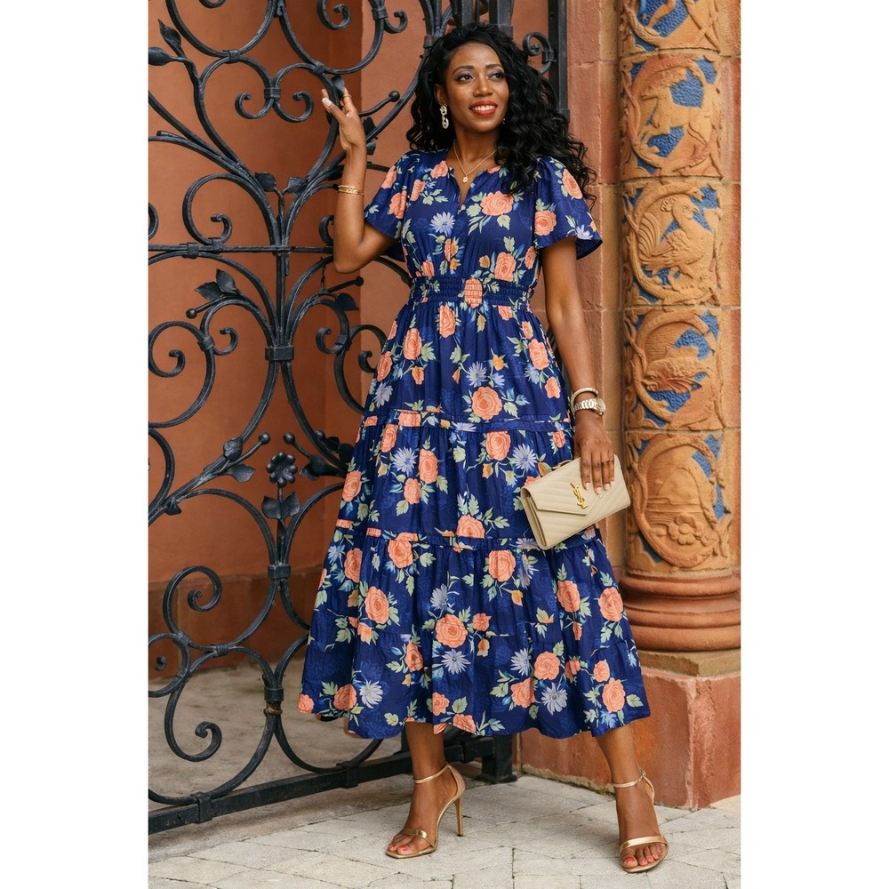 Maeve Somerset maxi dress‎ size S cottagecore prairie floral